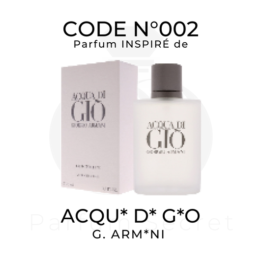 Code N°002 - 70 ml